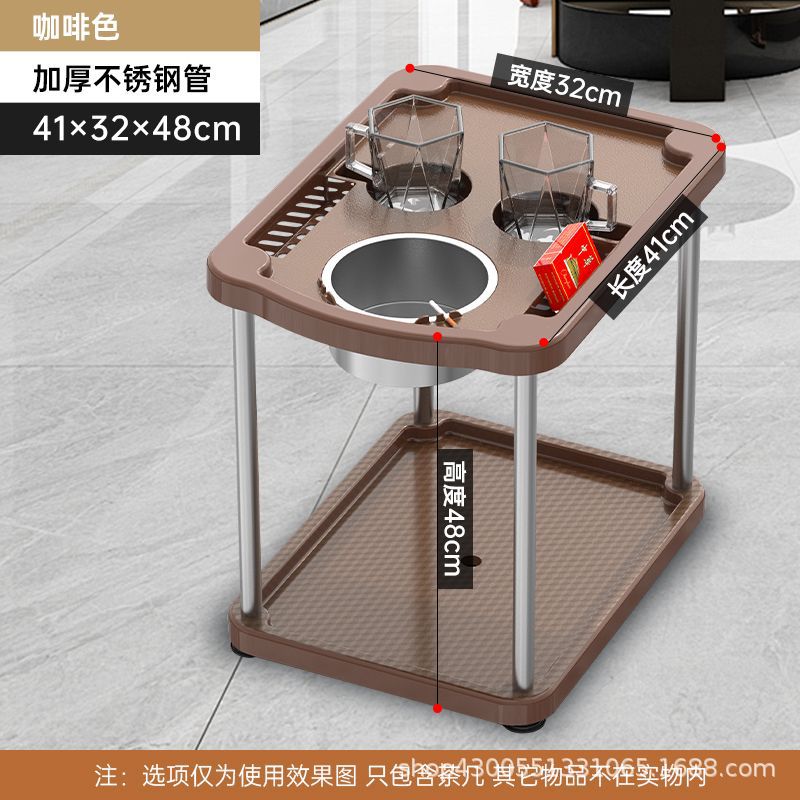 Mesa de mahjong, mesa de centro, estante de té, sala de ajedrez y cartas, mesa de café pequeña junto a la máquina de mahjong, cenicero, estante para vasos de agua, mesa de té de la casa de mahjong