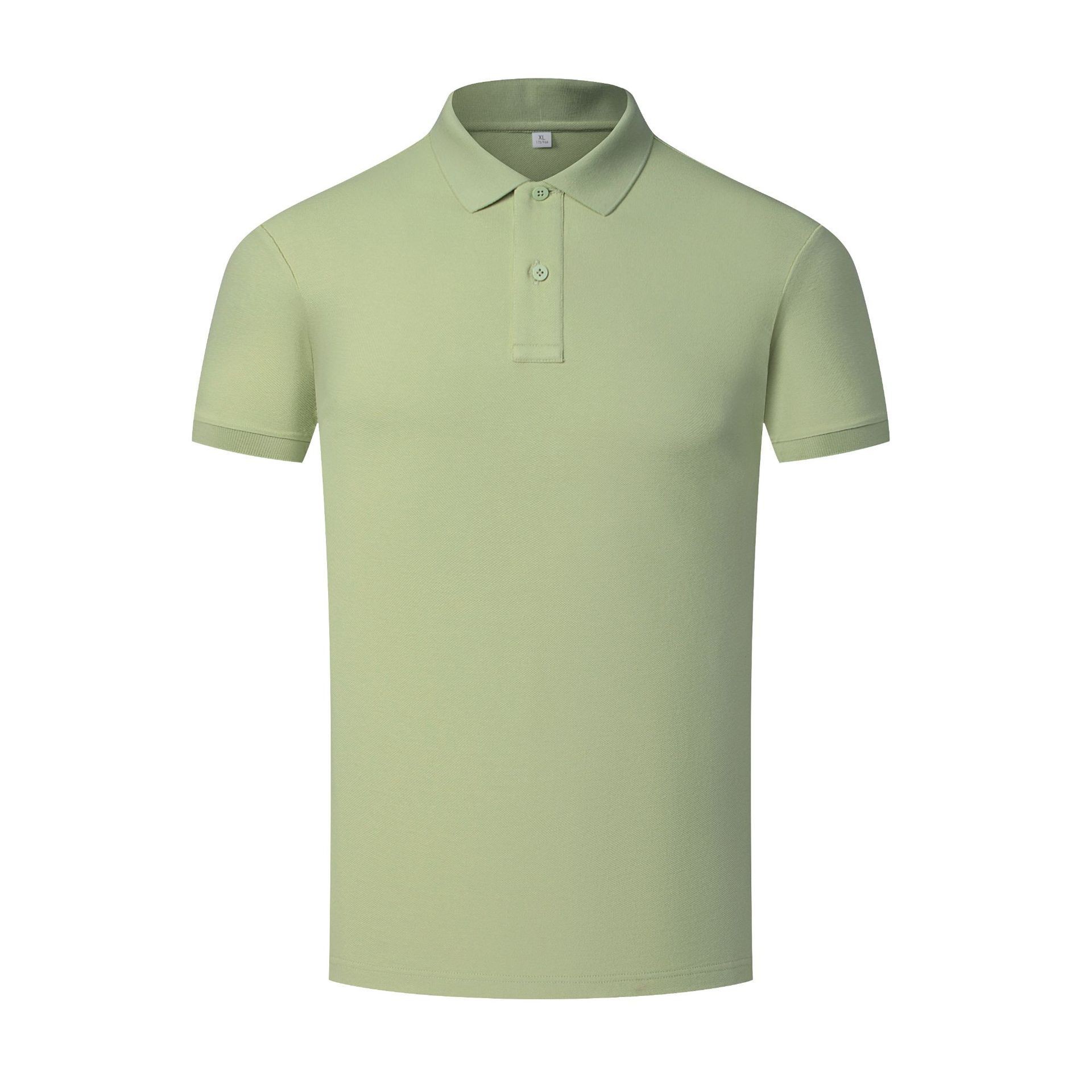 Camiseta Polo de Algodón de Color Sólido para Hombre y Mujer, Estilo Informal de Negocios, Venta al por Mayor de Fábrica, Manga Corta, Estilo Básico de Verano, BYB0020 Chino-Alemán