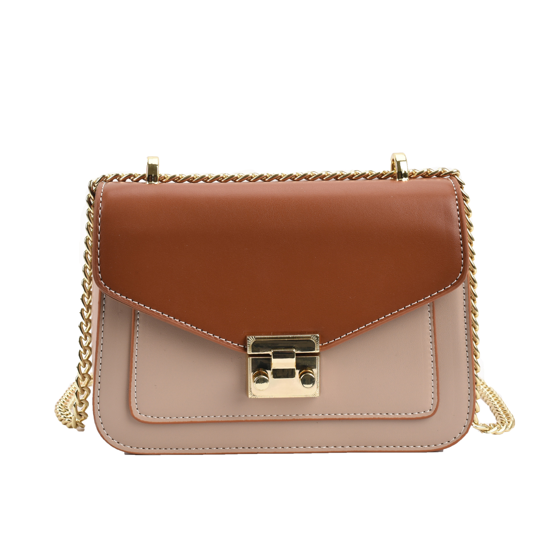 Bolso retro bolso de mujer 2025, otoño multicolor, alta calidad, bolso cuadrado pequeño, cadena de cierre, bolso de mujer, tendencia debajo de la axila.
