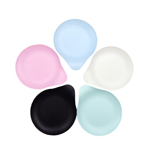 Birthday cake plate drip tray plastic disposable plate wholesale 5 pack frosted thickened tableware dish plate