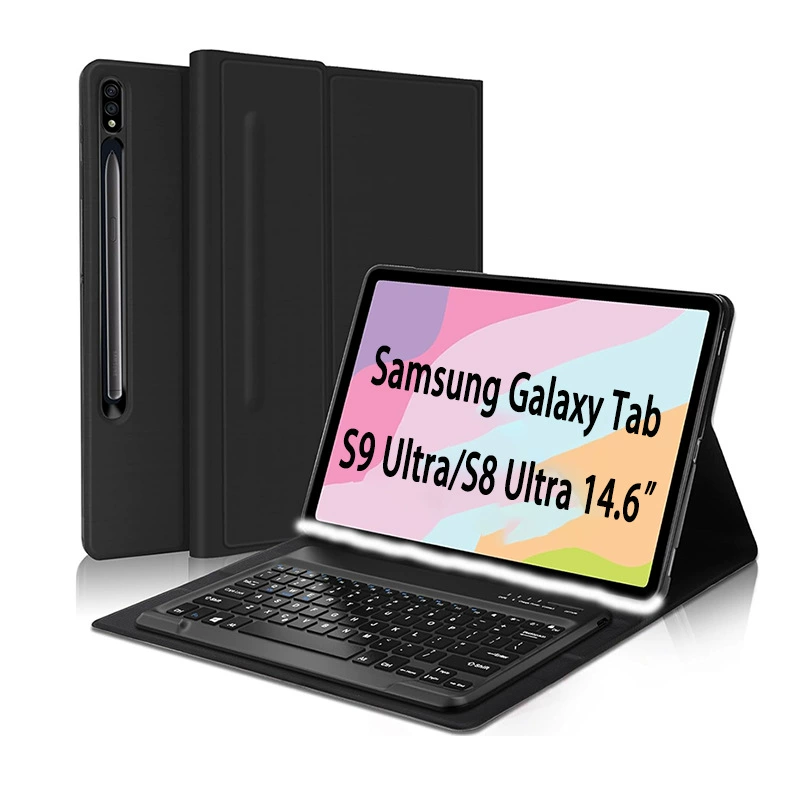 Клавиатура для планшета Samsung, совместимая, съемный защитный чехол, S9, x900, x910, s8 ultra