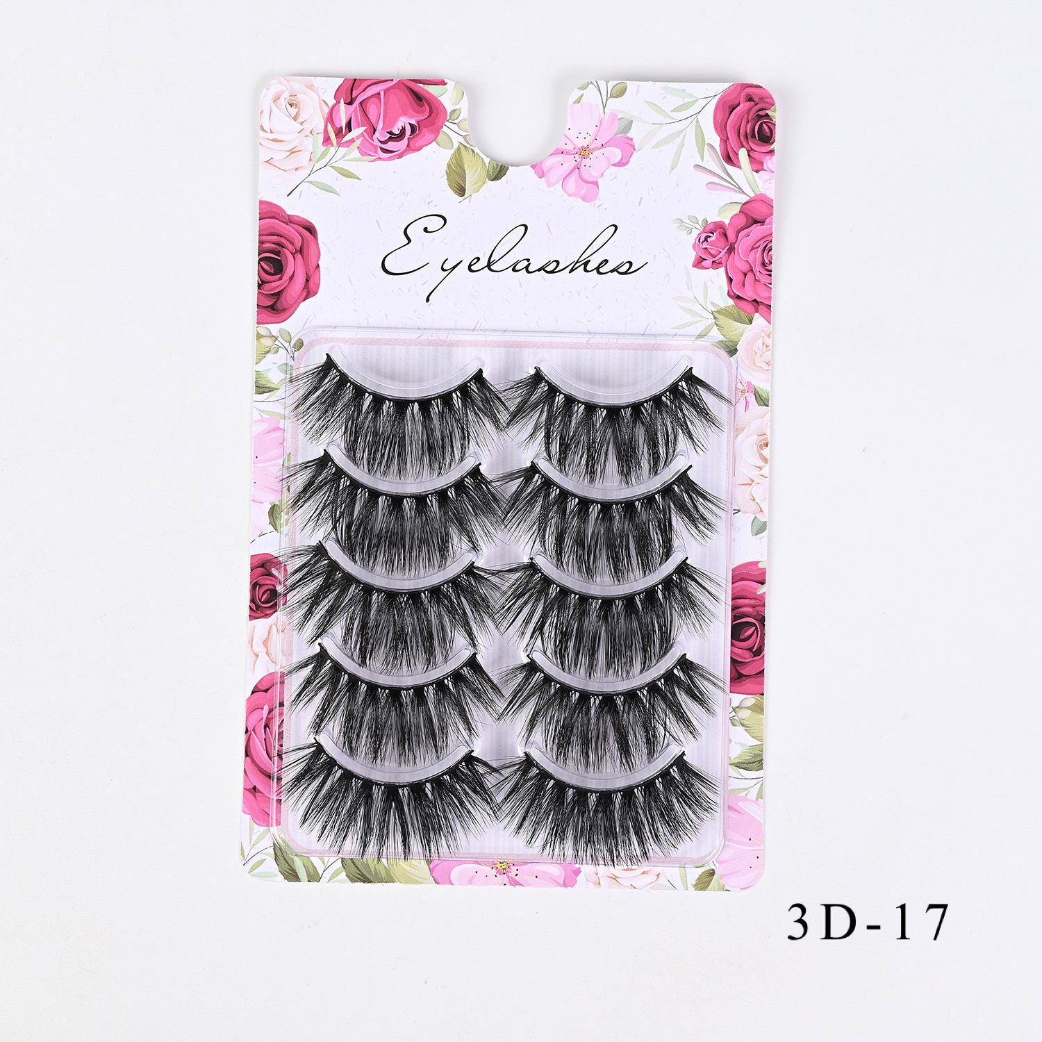 Comercio exterior europeo y americano grueso rizado 3D desordenado para el cabello, pestañas postizas, pestañas delgadas naturales al por mayor