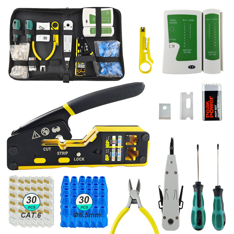 6088 Dual-Purpose Network Cable Pliers RJ45RJ11 Perforated Crystal Head Crimping Tool Set Box, Exclusively for Cross-Border Supply 6088 Dual-Purpose Network Cable Pliers RJ45RJ11 Perforated Crystal Head Crimping Tool Set Box, Exclusively for Cross-Border Supply