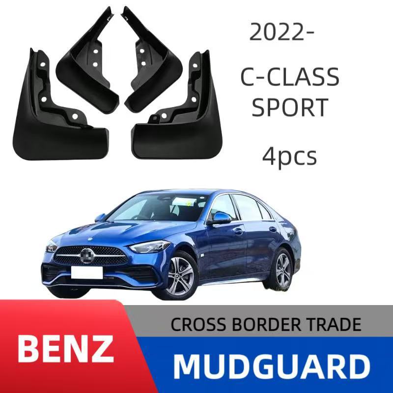 Guardabarros para Mercedes-Benz Clase C 2022, 23 Accesorios Nuevos para Guardabarros de Autos Deportivos C260 C300L.