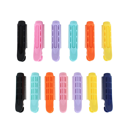 Korean hair root fluffy clip, colorful plastic curly hair bangs shaping partition clip, fluffy clip generation