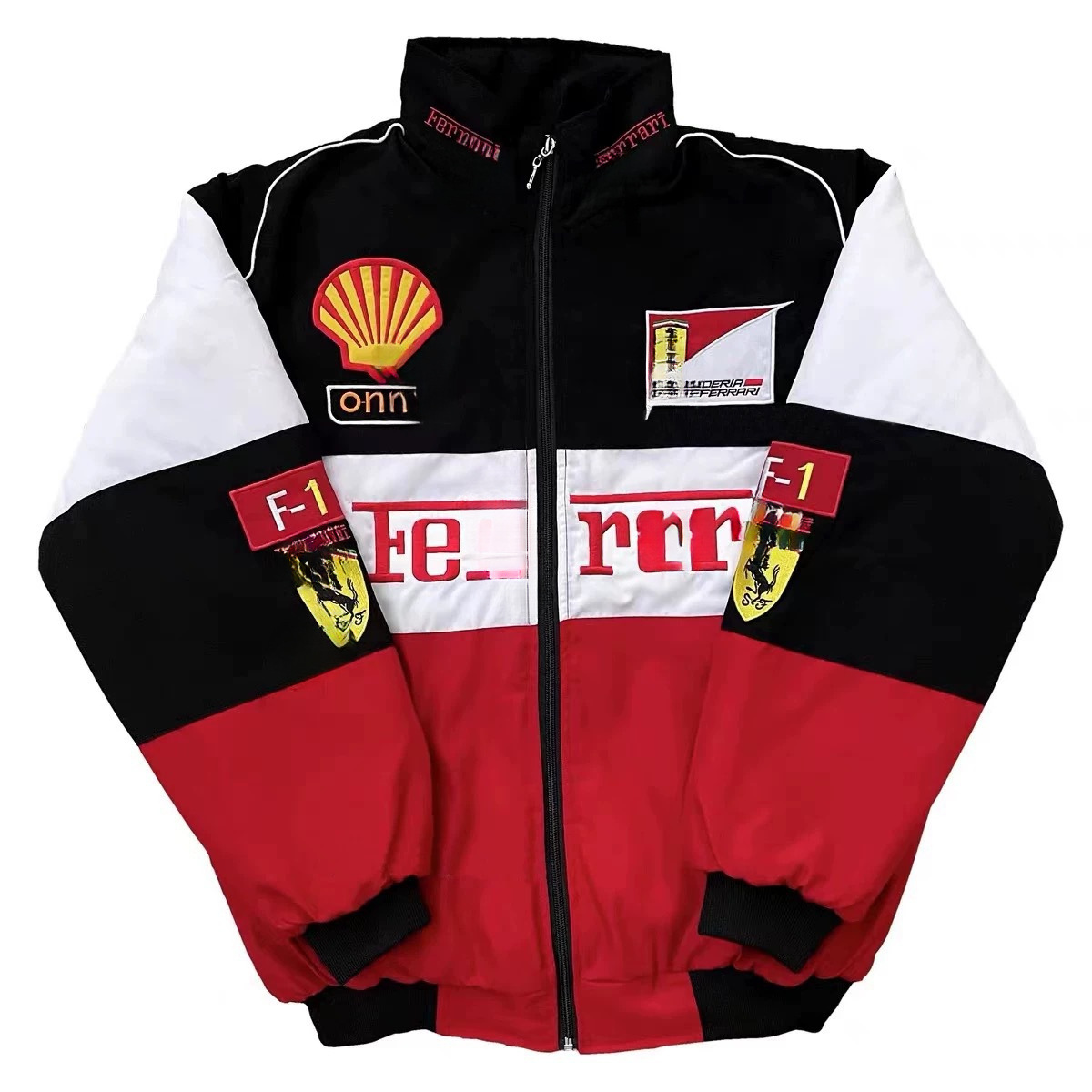 F1 bordado "delgado" nuevo traje de carreras de velocidad con traje de ciclismo de manga larga chaqueta de locomotora