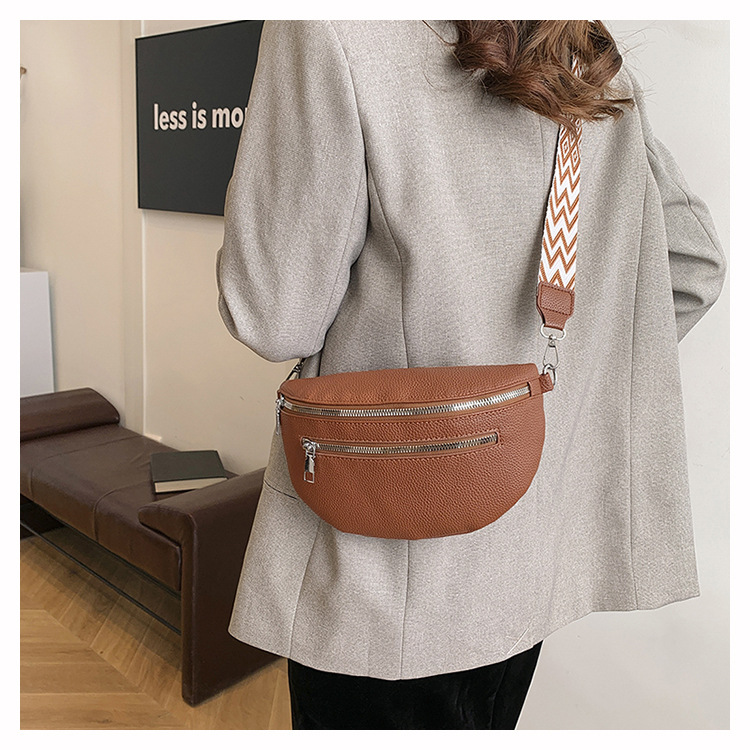 Women's Streetwear Solid Color Pu Leather Waist Bags display picture 10