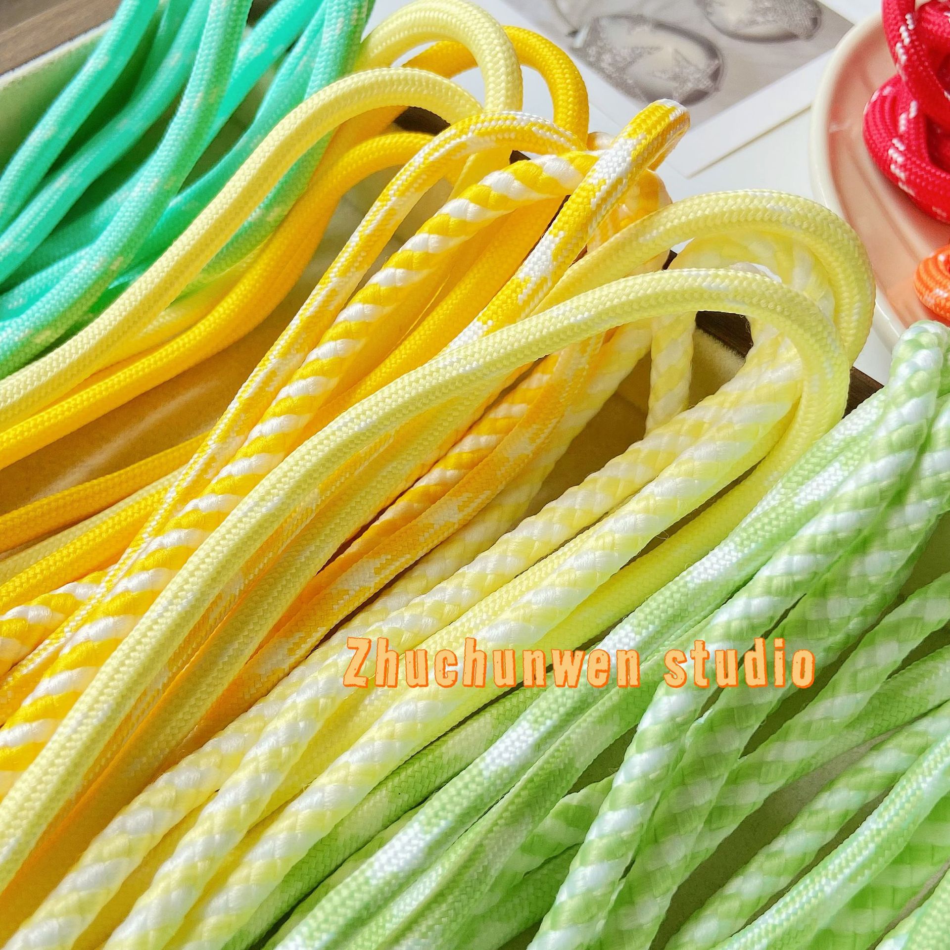 Cuerdas de paraguas de dopamina semiacabadas romanas cuerdas de trenzado colgantes manuales DIY cuentas colgantes accesorios materiales de joyería image 3