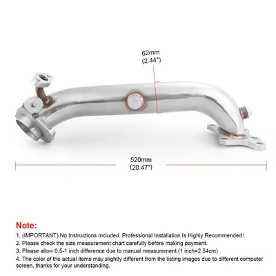 Car modified stainless steel Exhaust pipe