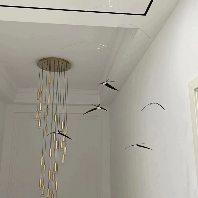 Ветр balance swallow Nordic Danish воздушный кулон подвесной ручной работы материал упаковка подвес Wall Decoration
