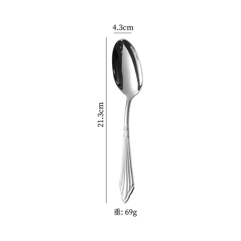 304ステンレス高級ホテルレストラン精品洋食器局部金メッキナイフスプーンフォーク茶スプーンフォーク|undefined