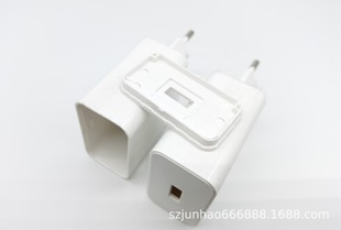 [shenzhen Manufacturer Spot] 66W European Standard Flash Charging Charger Shell Plug-in Wall PoWer Adapter Shell