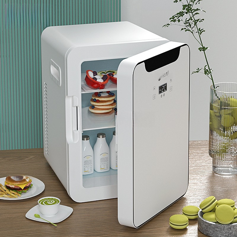 New 8L Mini Car-Mounted Home Dual-Purpose Refrigerator Home Bedroom Student Refrigeration Single Dormitory Small Refrigerator