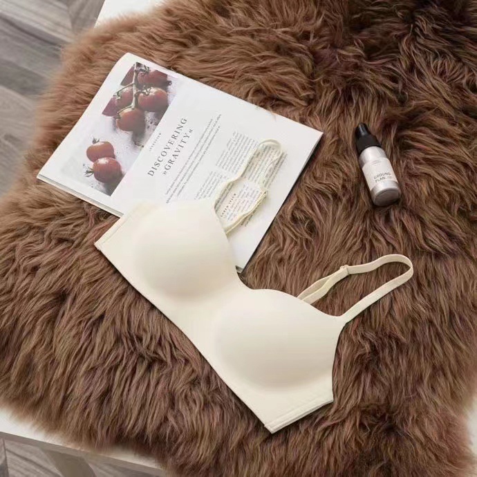 Sujetador de ropa interior cómodo sin costuras y sin anillo de acero