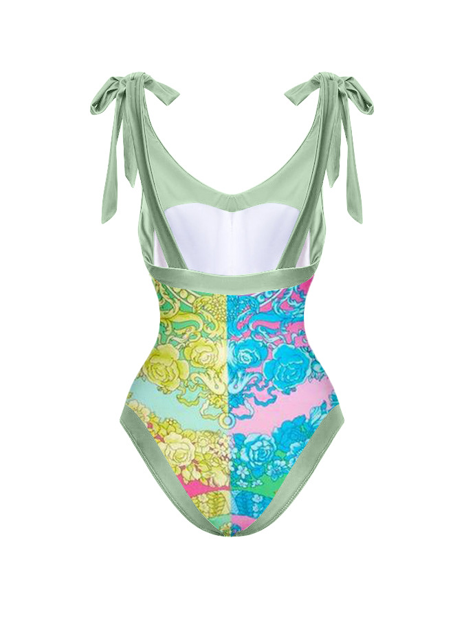 2023 nouveau Sexy une pièce conservatrice couvrant le ventre mince maillots de bain printemps chaud maillots de bain femmes en mousseline de soie jupe de plage_voghion.com