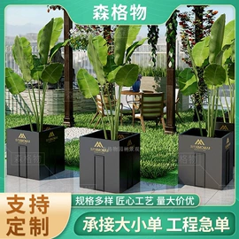 花盆容器;防护栏;花箱