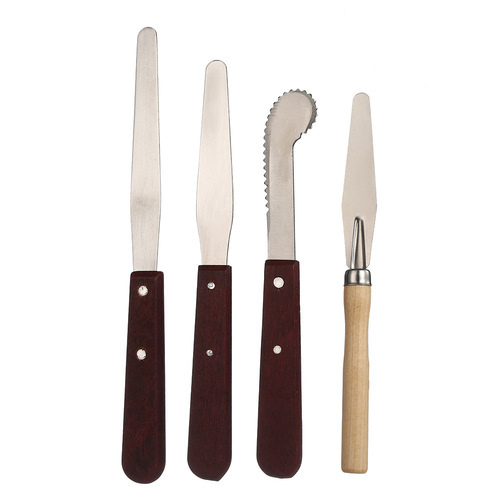 Art tools oil painting scraper student 4-piece combination palette knife paint spatula stainless steel paint pick knife