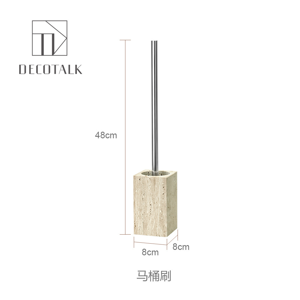 Huangdong Stone Baño de baño de cinco piezas conjunto de lavado conjunto de inodoro de mármol bandeja modelo decoración de la habitación "Viento silencioso"