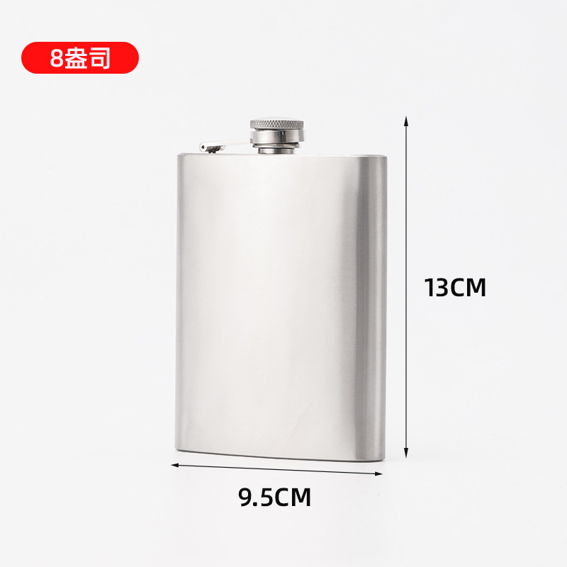 Amazon 1-10 onzas de petaca de acero inoxidable Rusia portátil para exteriores pintura en aerosol natural petaca al por mayor