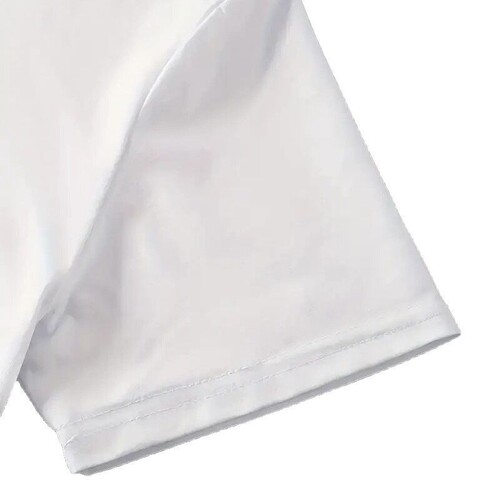 New summer G 200 shirt, American three-book retro T-needle loose short-sleeve print, white fashion brand, 100%