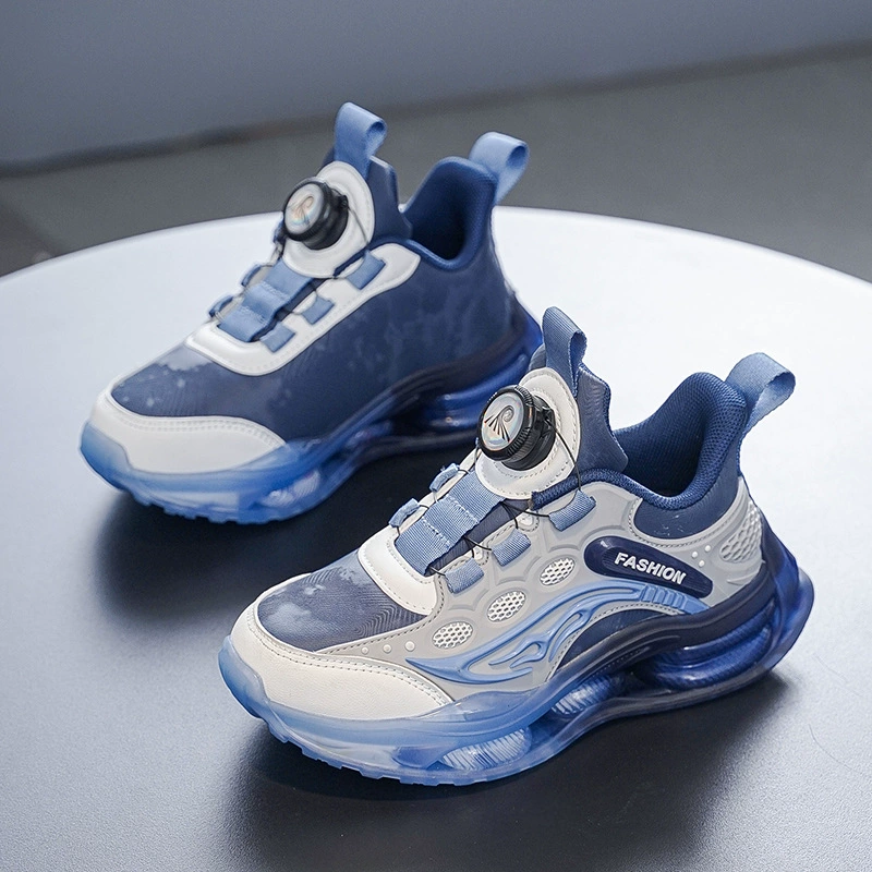 2024 весна и осень новый спортивный мальчик кожа водонепроницаемая, нескользящая, износостойкая, вращающаяся пряжка для отдыха