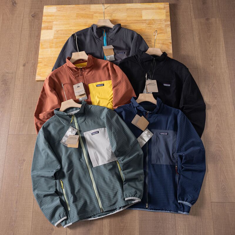 Cross-border Pata Japanese-style outdoor R2 high-quality softshell jacket, windproof and water-repellent softshell stand-up collar zipper jacket