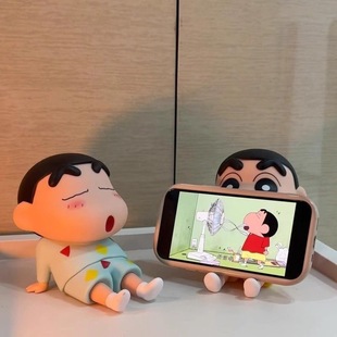 Explosions Cute Little New Doll Desktop Ornaments Small New Lazy Mobile Phone Holder Plastic Handset Trendy Play Mobile Phone Holder