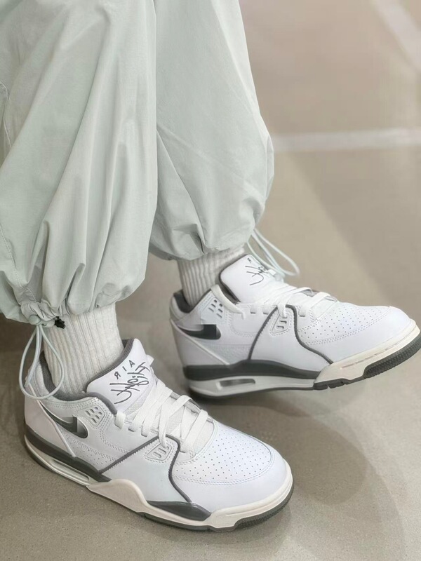 Putian Shoes Pure Original Air Flight 89 Mid-Top Retro Basketball Shoes for Men and Women, Versatile Cushioning Sports Shoes