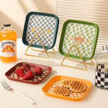 吐骨碟小碟子食品级塑料吐骨头盘家用水果盘桌面垃圾盘零食盘原创