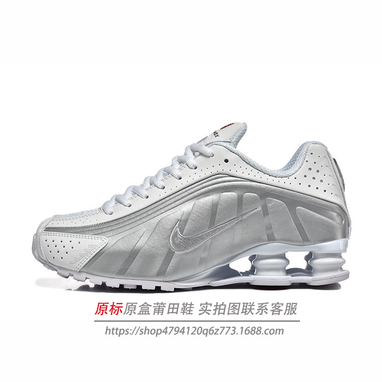 Mayorista puro transfronterizo columna de aire Shox R4 primavera amortiguación correr ocio transpirable zapatillas deportivas de comercio exterior hombre 40 - 46