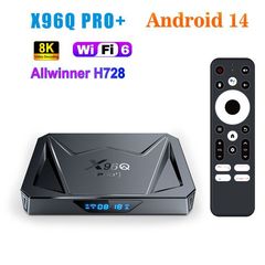 X96QPRO + H728 TV ボックスワイヤレス wifi6 ギガビットネットワークセットトップボックス Android 14 Bluetooth tvbox