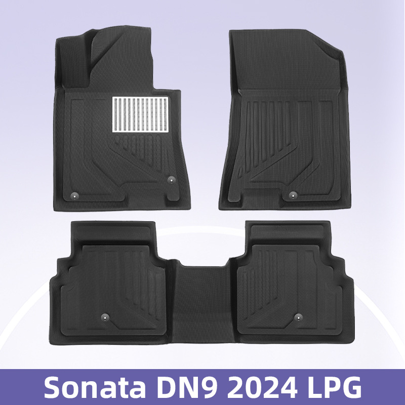 Aplicable para Hyundai Sonata DN9 2024 LPG 3D todo el tiempo material XPE almohadilla de suelo