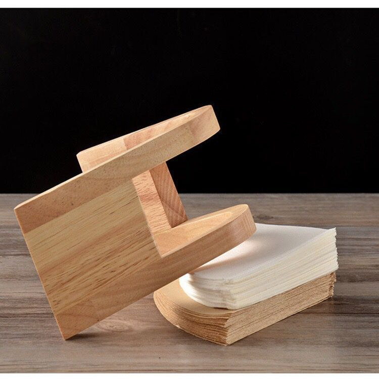 V-shaped wooden filter paper holder 1