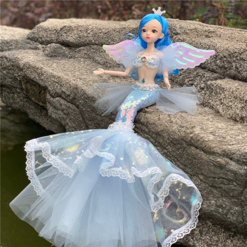 Doll, children's toy, 12 inch, mermaid, Birthday gift