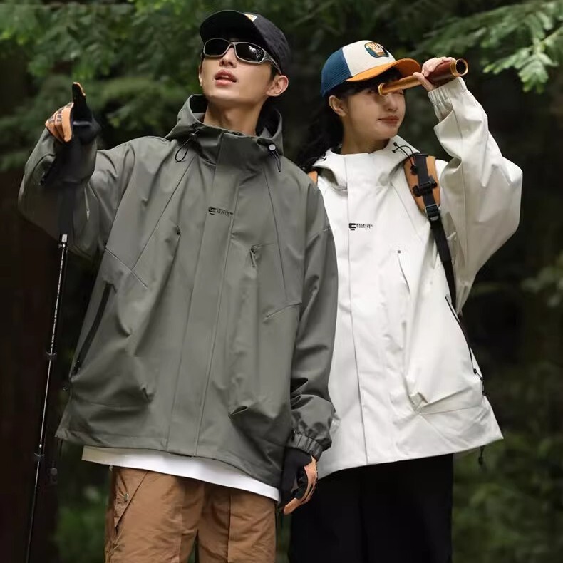 Cross-border trendy American-style functional jacket, new autumn and winter model for trendy men and women, students, and couples, outdoor windproof and waterproof jacket Cross-border trendy American-style functional jacket, new autumn and winter model for trendy men and women, students, and couples, outdoor windproof and waterproof jacket