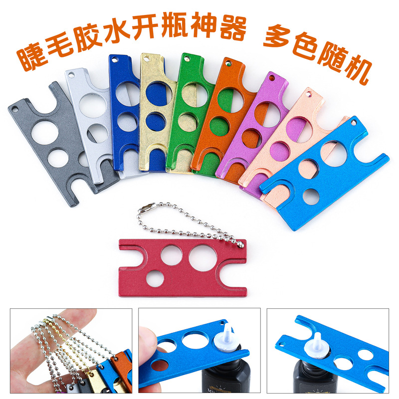 Cross-Border Multifunctional Bead Opener, Multi-Color Essential Oil Bottle Opener, Keychain Essential Oil Dispensing Tool, Bottle Opening Assistant