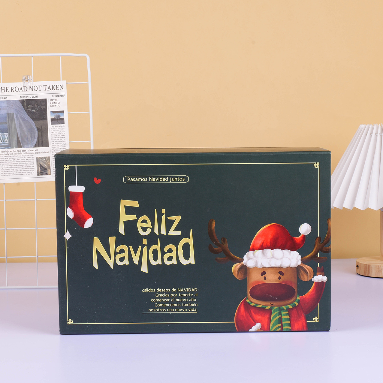 包装盒印刷logo定制白卡纸盒彩盒天地盖瓦楞飞机盒圣诞礼盒小批量