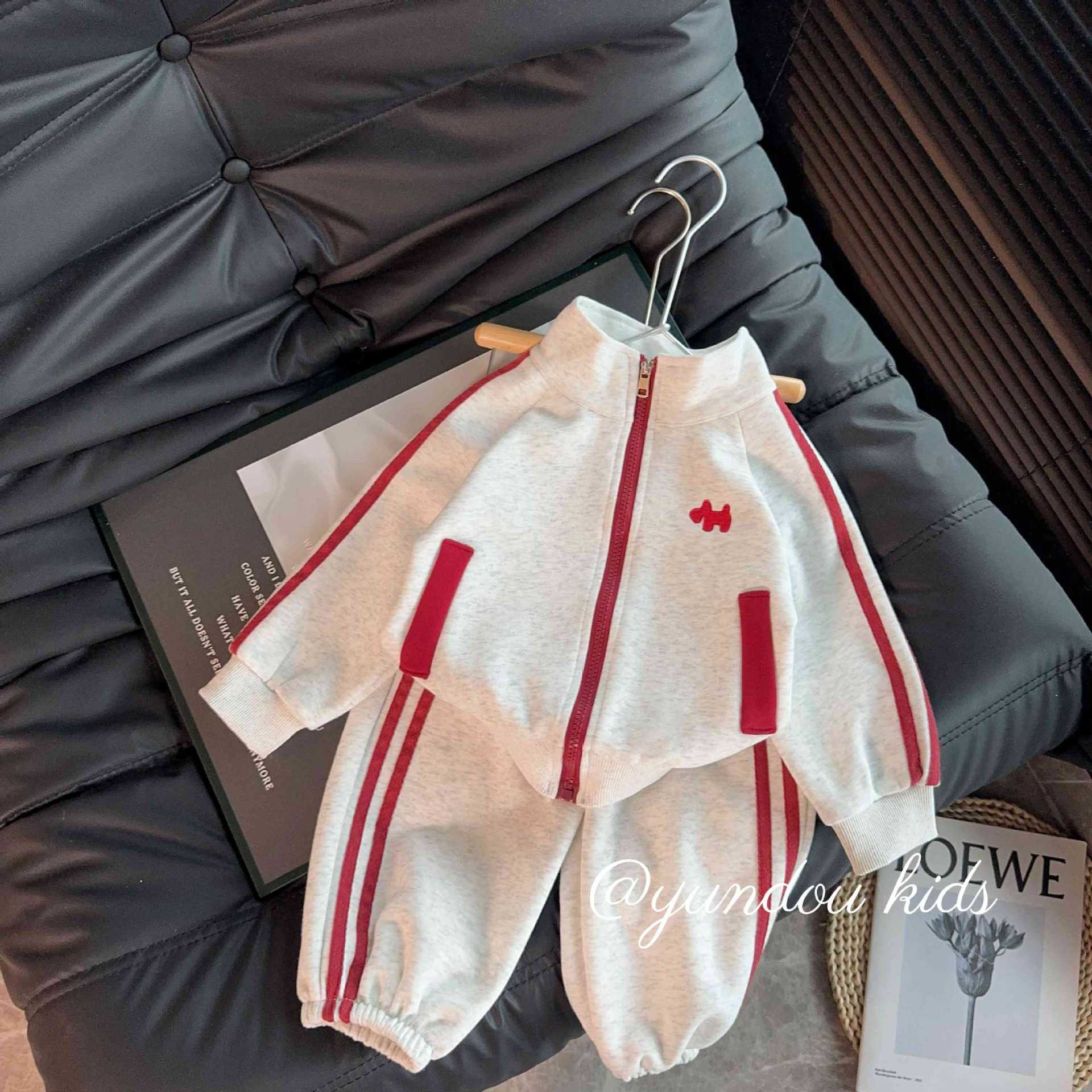 【韩系套装】2025秋季男童卫衣外套童装运动休闲潮童百搭中大童