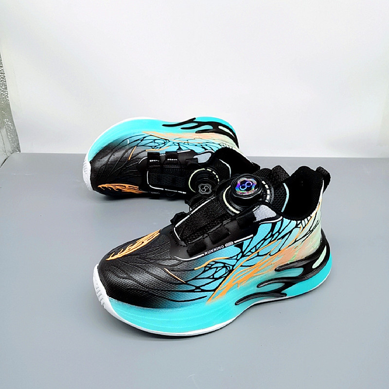 Garfelon 32 - 37 yardas para niños otoño cuero 2025 nuevos zapatos transpirables para niños zapatos deportivos para padres