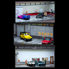 Parking, realistic metal car model, minifigure, storage system, jewelry, scale 1:64