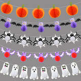 Хэллоуин сотовые соты для вытягивания атмосфера атмосфера декоративные принадлежности творческие тыква соты на барной вечерин