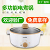 多功能电煮锅110V 220V一体多用煮锅不粘锅跨境礼品爆款厂家直供