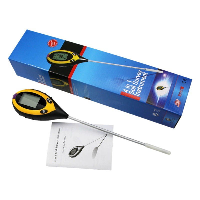 Тестер почвы «четыре в одном» 2024, измеритель влажности почвы с трансграничной световой температурой, тестер значения pH