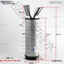 眼镜架子落地展示架旋转摆设太阳镜柜台化妆镜镜子陈列架商用加厚