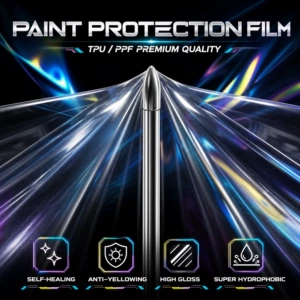 Pcuppffilm 7.5Mil9.5Mil Thickness Tpu Car Cover Car Film Ppf Transparent Car Cover Car Film