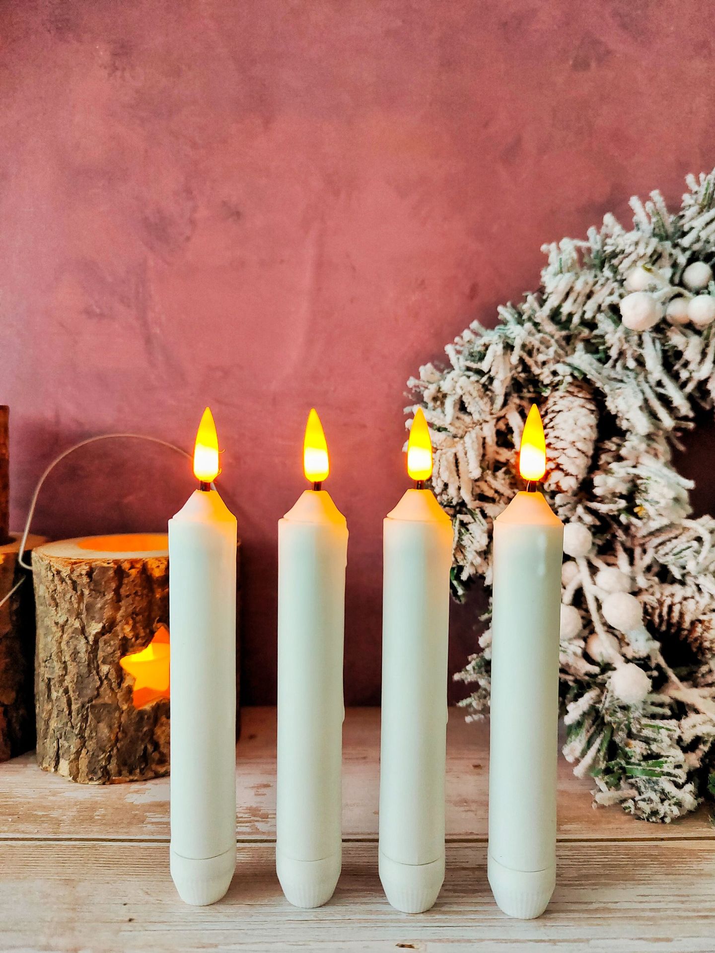 2.1 * 15.8cm3D 심지 왁스-노란색 플래시 12 팩 (배터리 제외)