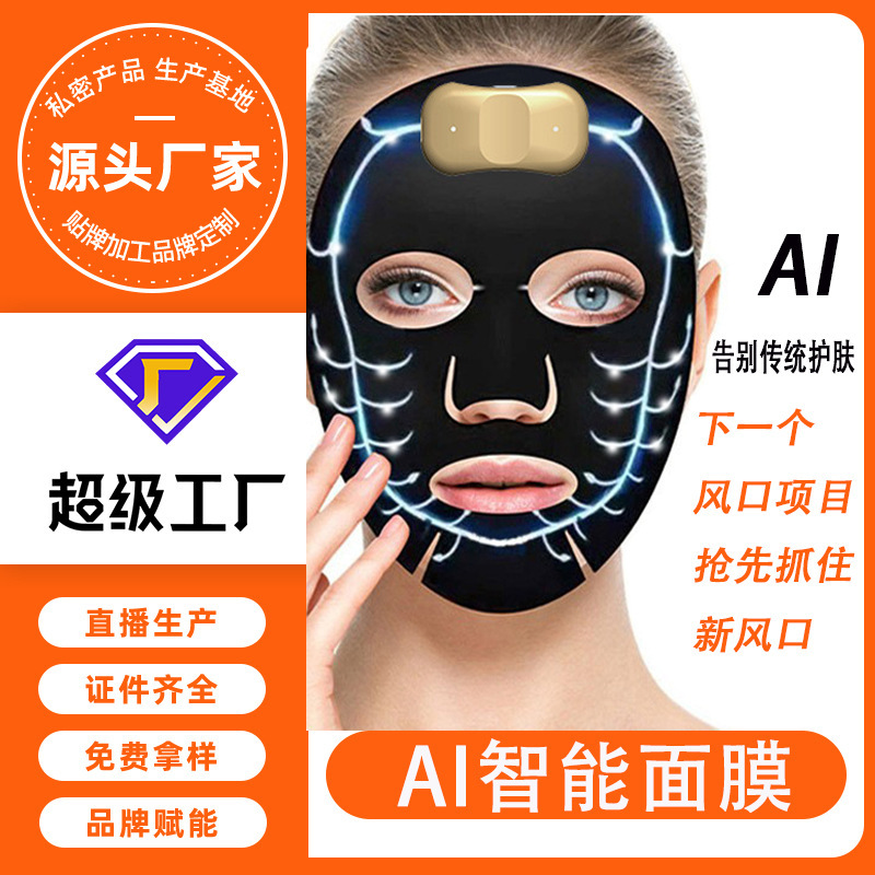 ビューティーサロン AI スマートマスク微電流導電性テクノロジースキンケアフェイシャルリフティング抗シワブラックテクノロジーマスク工場|undefined