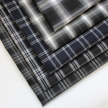 2024黑白磨毛色织格子 服装拉毛厚斜纹提花格子面料格纹布匹批发