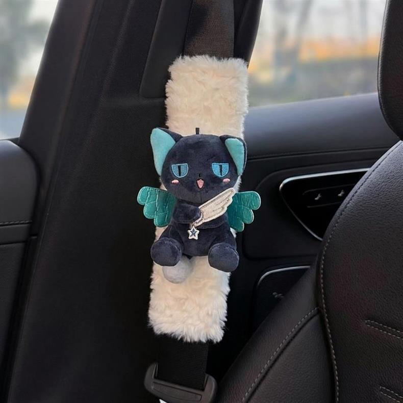 Car Seatbelt Shoulder Pads, Soft and Cute, Versatile Sakura Car Seatbelt Shoulder Protectors, Universal Protective Covers