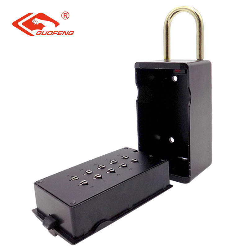 Decoración caja de llaves de contraseña llave interna almacenamiento de seguridad portátil caja de llaves de contraseña caja de llaves de puerta